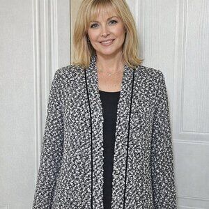 Frank Lyman Black & White Cardigan (C3)